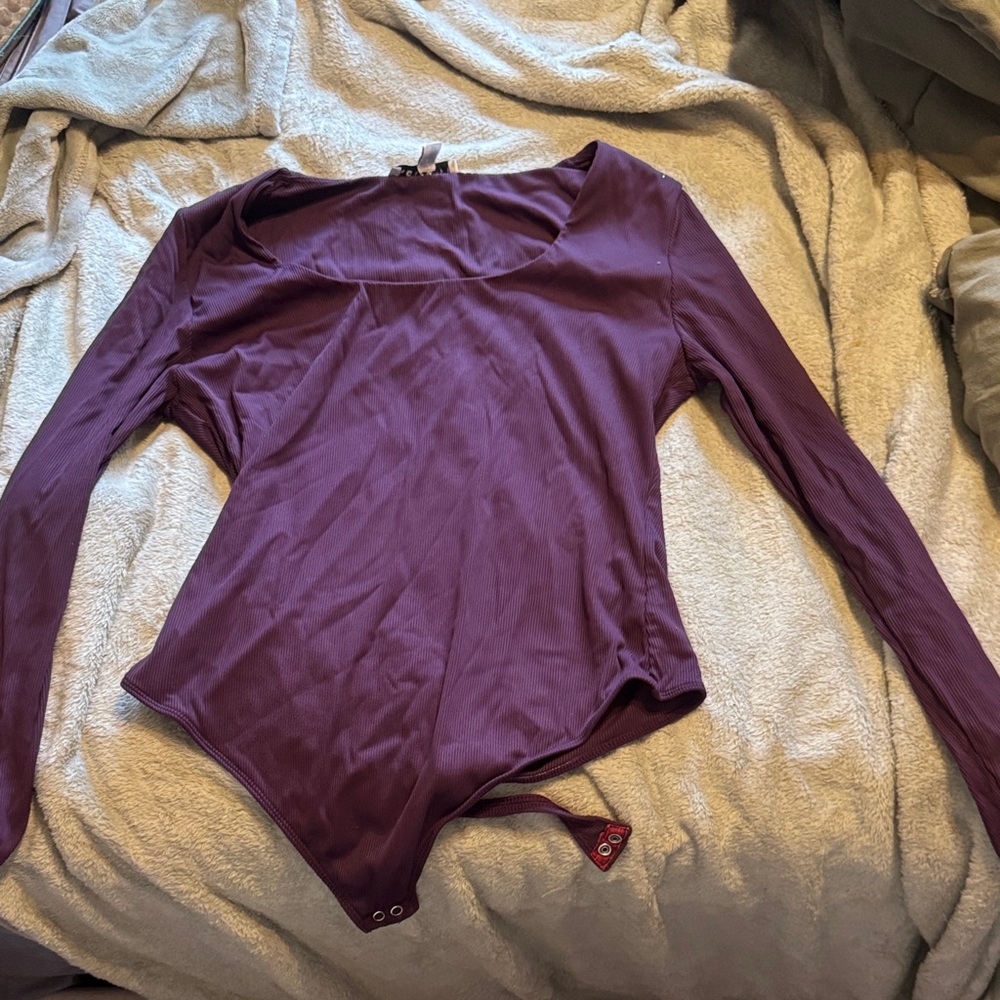 Purple Long Sleeve Women's Top